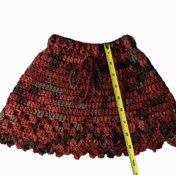 Crochet Brownie Crochet Skirt Handmade - Picture 4 of 4